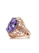 Alexandrite Original Vintage 14K Rose Gold Ring Vintage style vrc074r